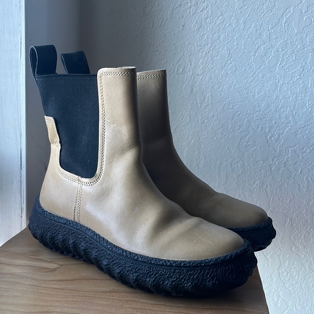 Camper Michelin ground Chelsea elastic shaft boots
